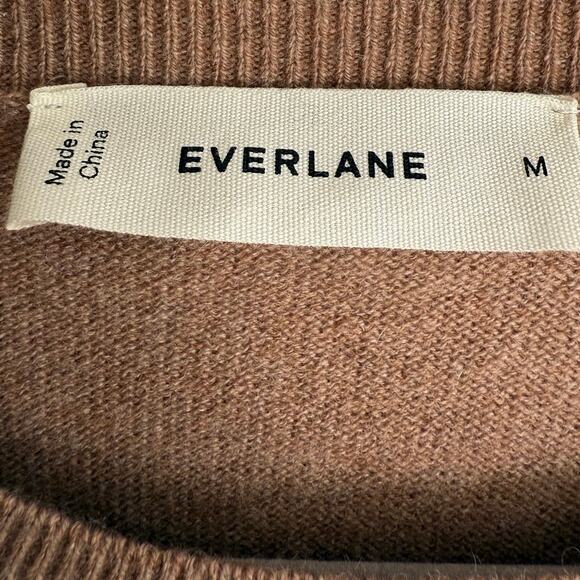 Everlane Women's Camel Crew Neck Sweater - Picture 5 of 9